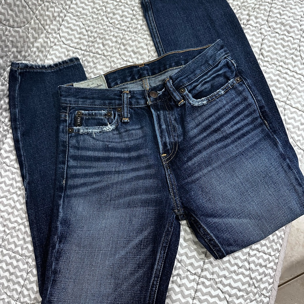 Abercrombie Kids Dark Blue Denim  Jeans